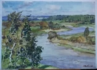 Река. Ветер.