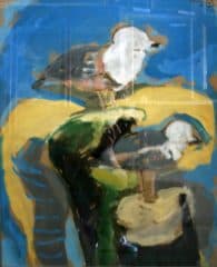 Голубая абстракция