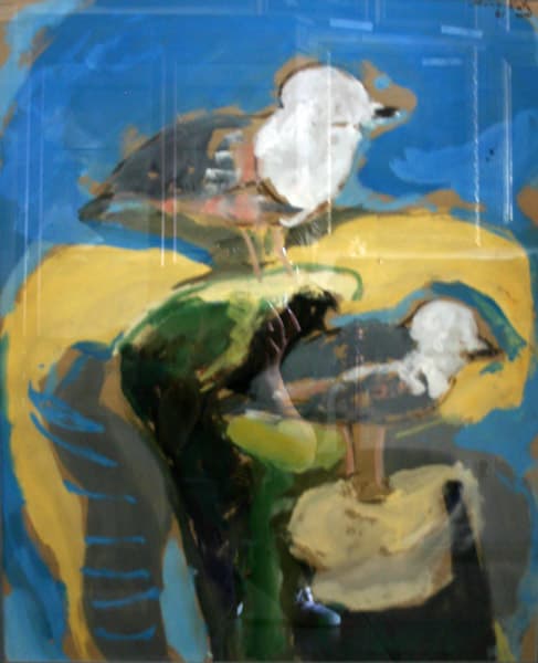 Голубая абстракция