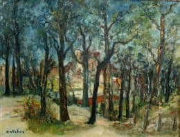 В лесу.Роща