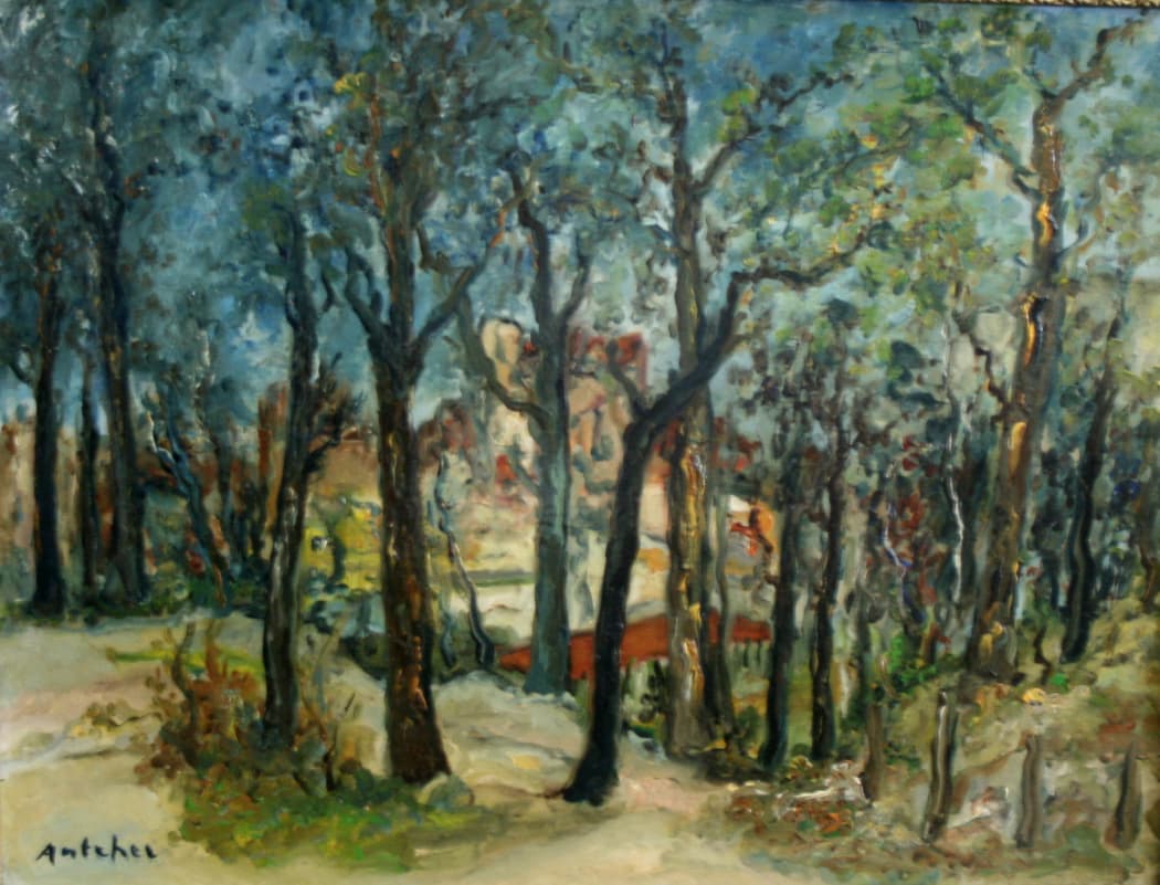 В лесу.Роща