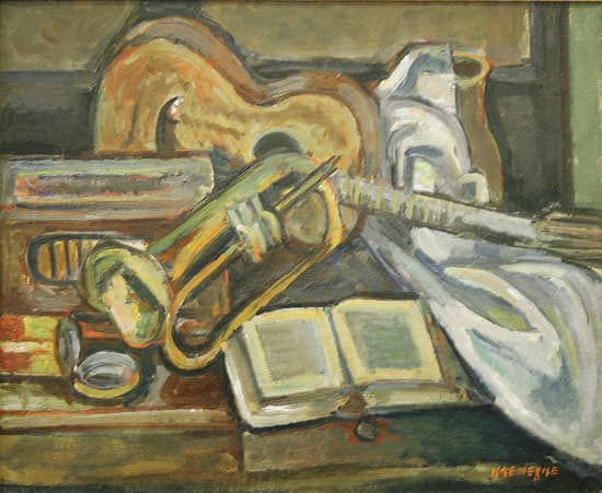 Натюрморт с музыкальными инструментами