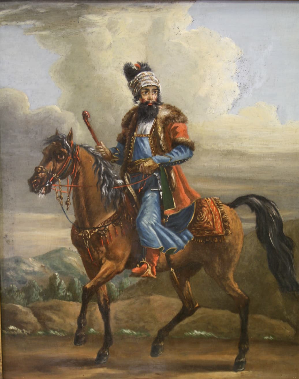 Портрет мужчины в восточных одеждах