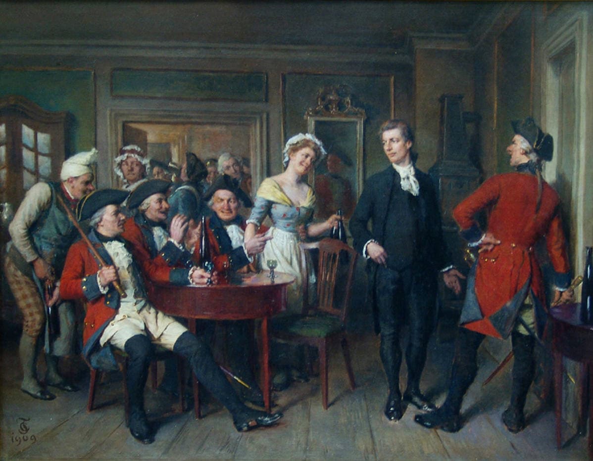 Сцена в трактире