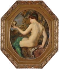 Женщина с черепом