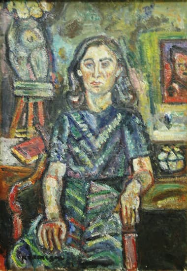 Женщина в кресле