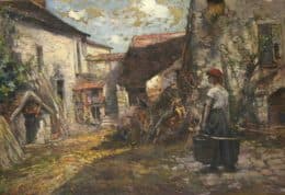 Во дворе фермы