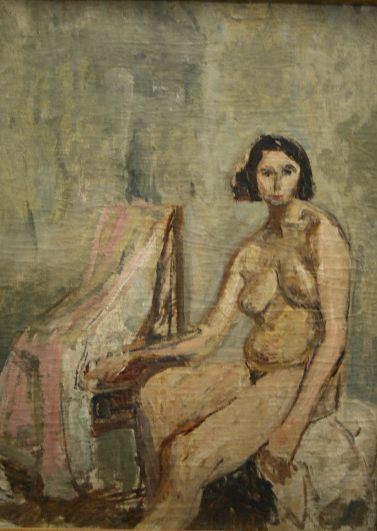 Сидящая обнаженная