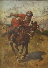 Всадник на рыжем коне