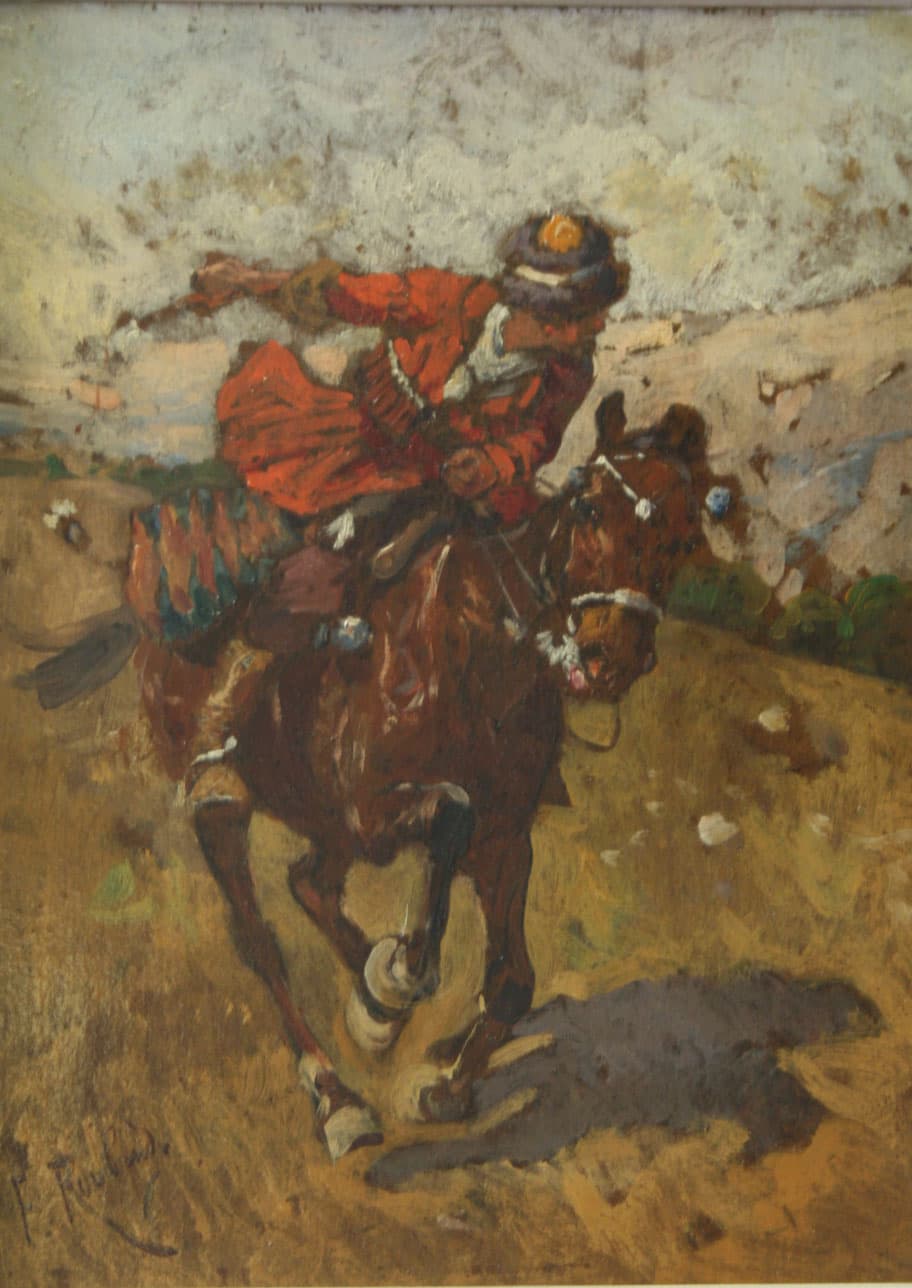 Всадник на рыжем коне