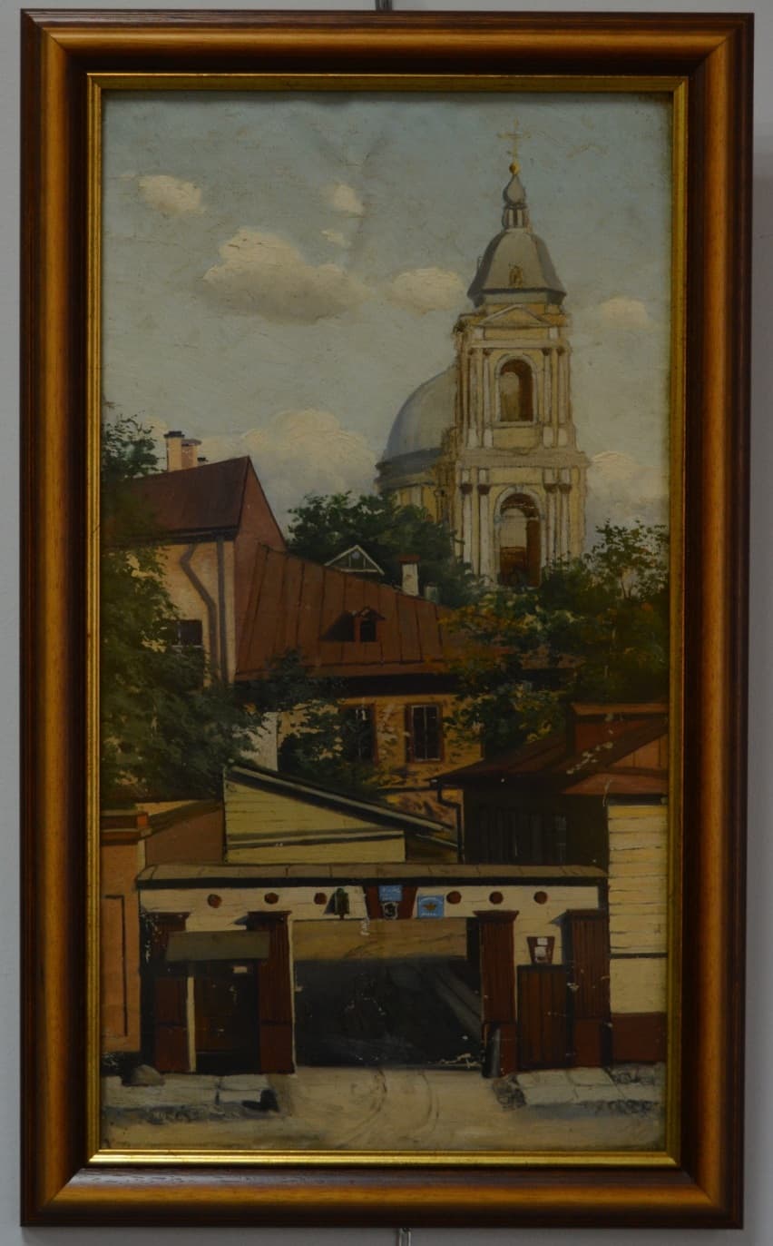 Пейзаж. Грачи в зимнем лесу