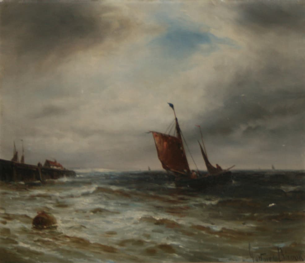 Рыбацкие лодки в заливе