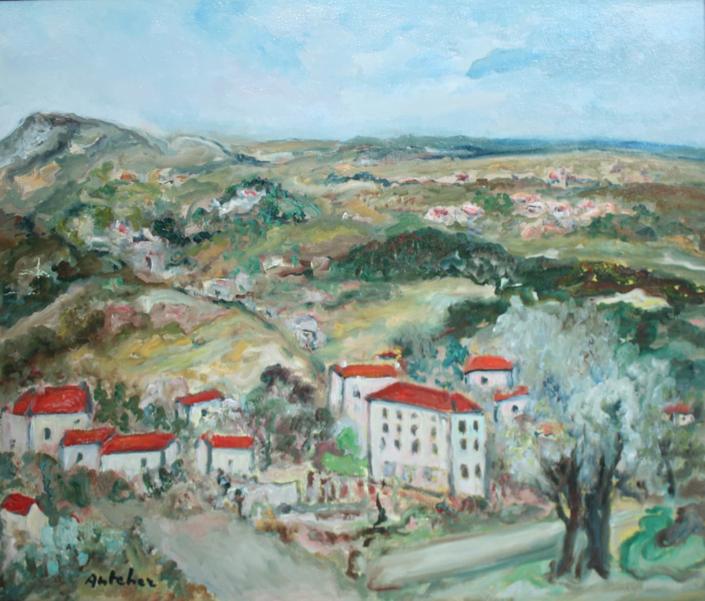 Красные крыши