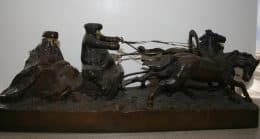 Барин на тройке лошадей