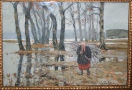 Женщина с хворостом