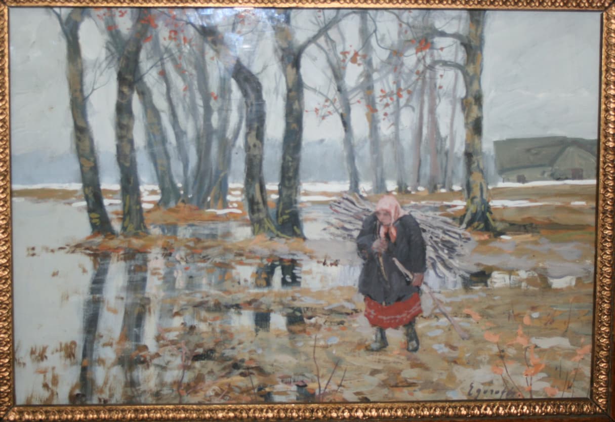 Женщина с хворостом