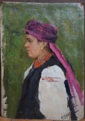 «Портрет украинской девушки».