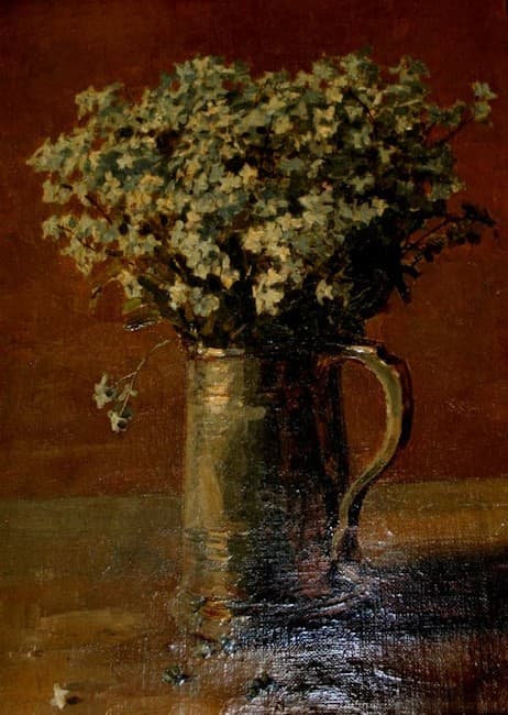 Букет клевера в кружке