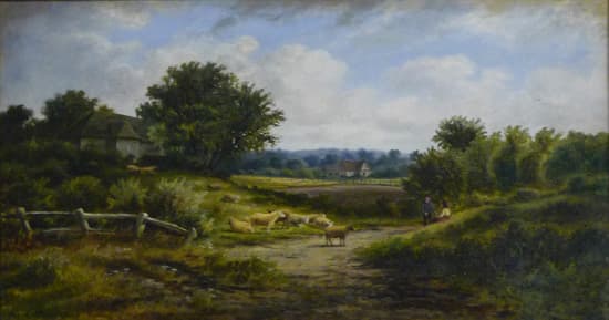 Пастух со стадом