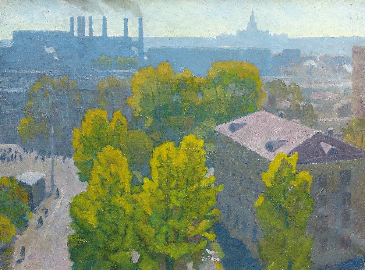 Осень в Москве на Брянской