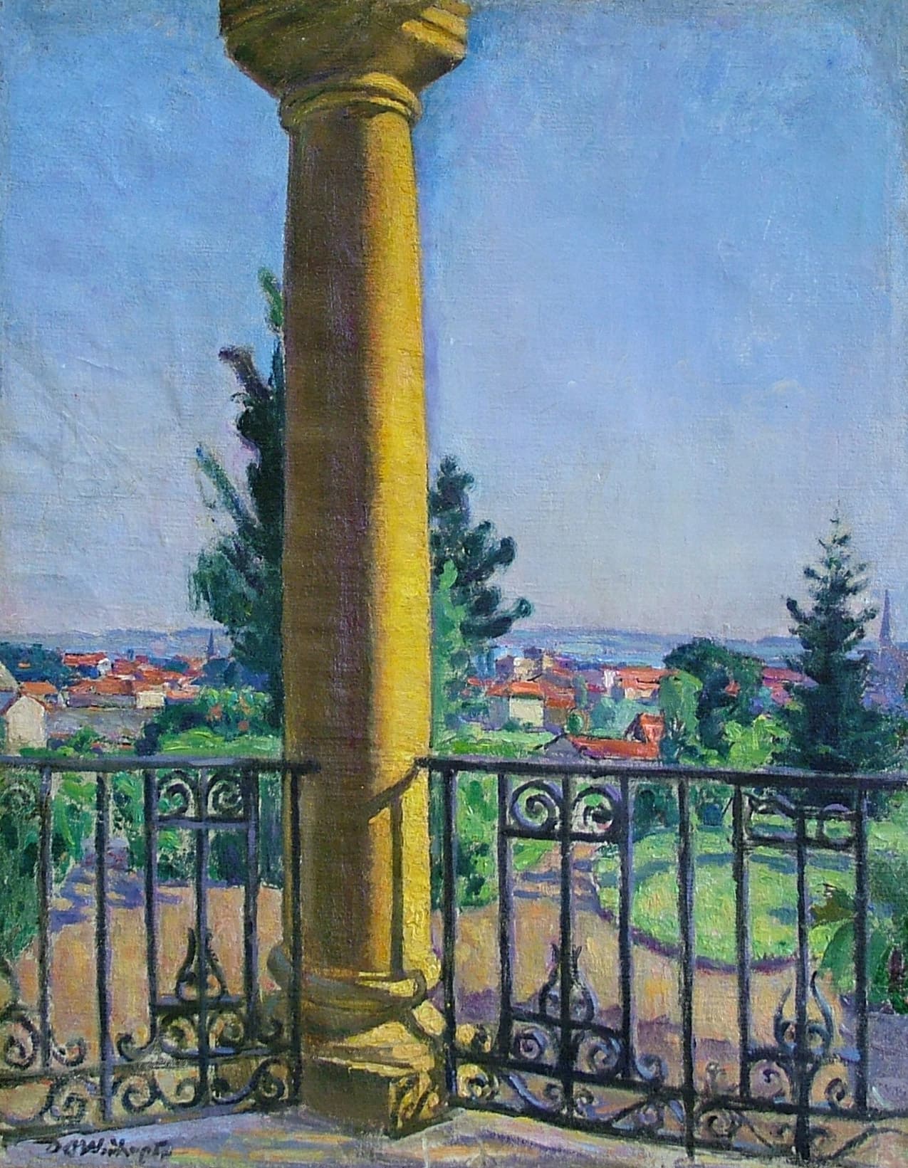 Вид с балкона