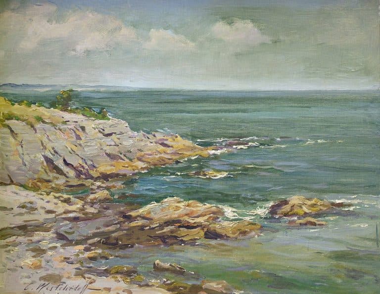 Каменистый берег моря