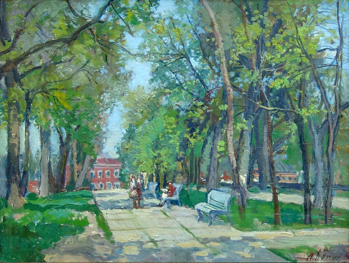 Весна. Сквер