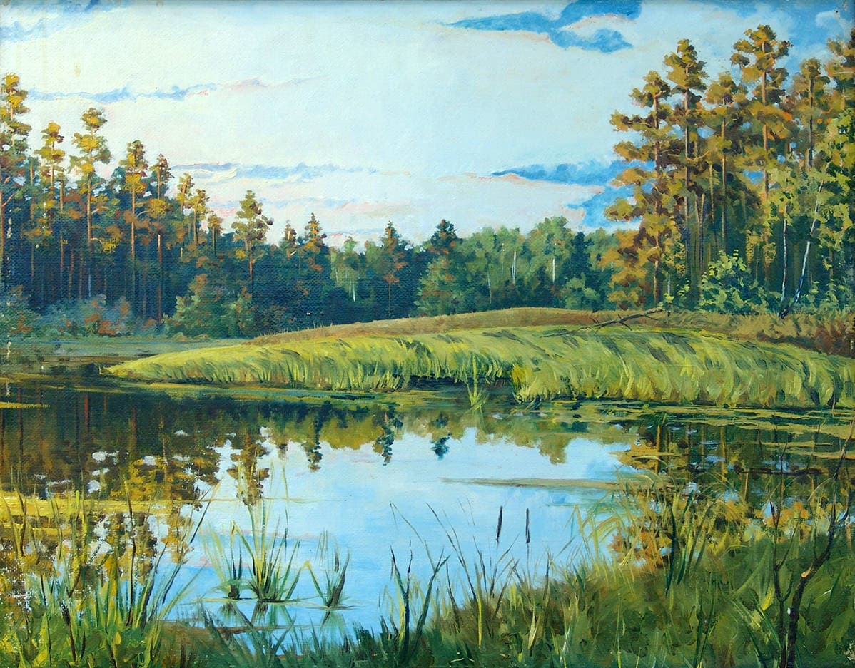 Пейзаж с рекой