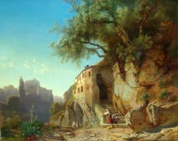 Пейзаж, в римской Кампанье