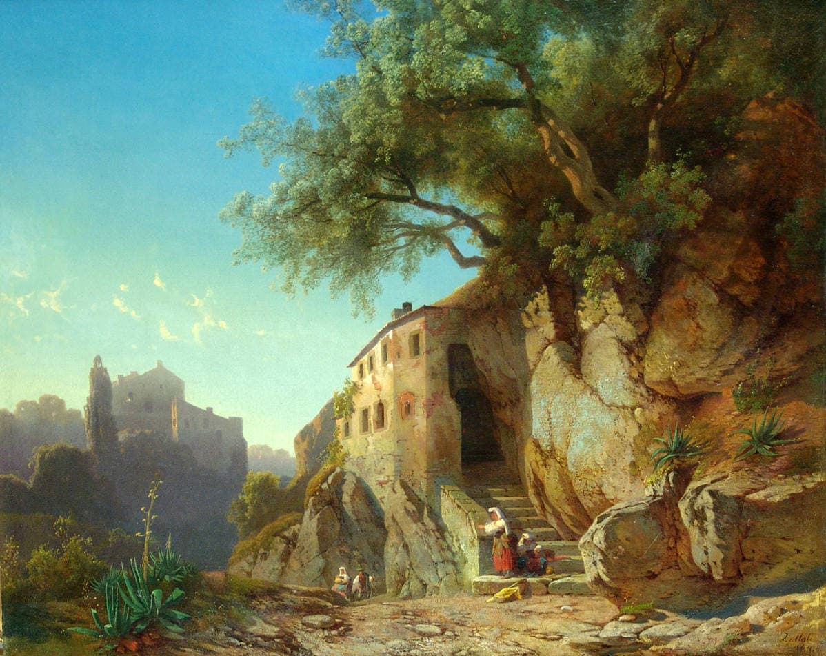 Пейзаж, в римской Кампанье