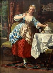 Девушка с бокалом