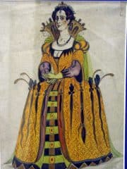 Эскиз женского костюма