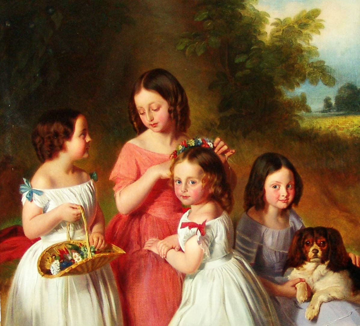 Девочки с собачкой