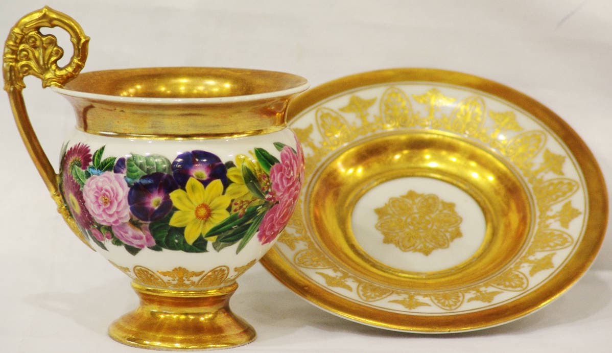 чайная пара в стиле ампир