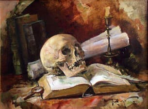 Натюрморт с черепом
