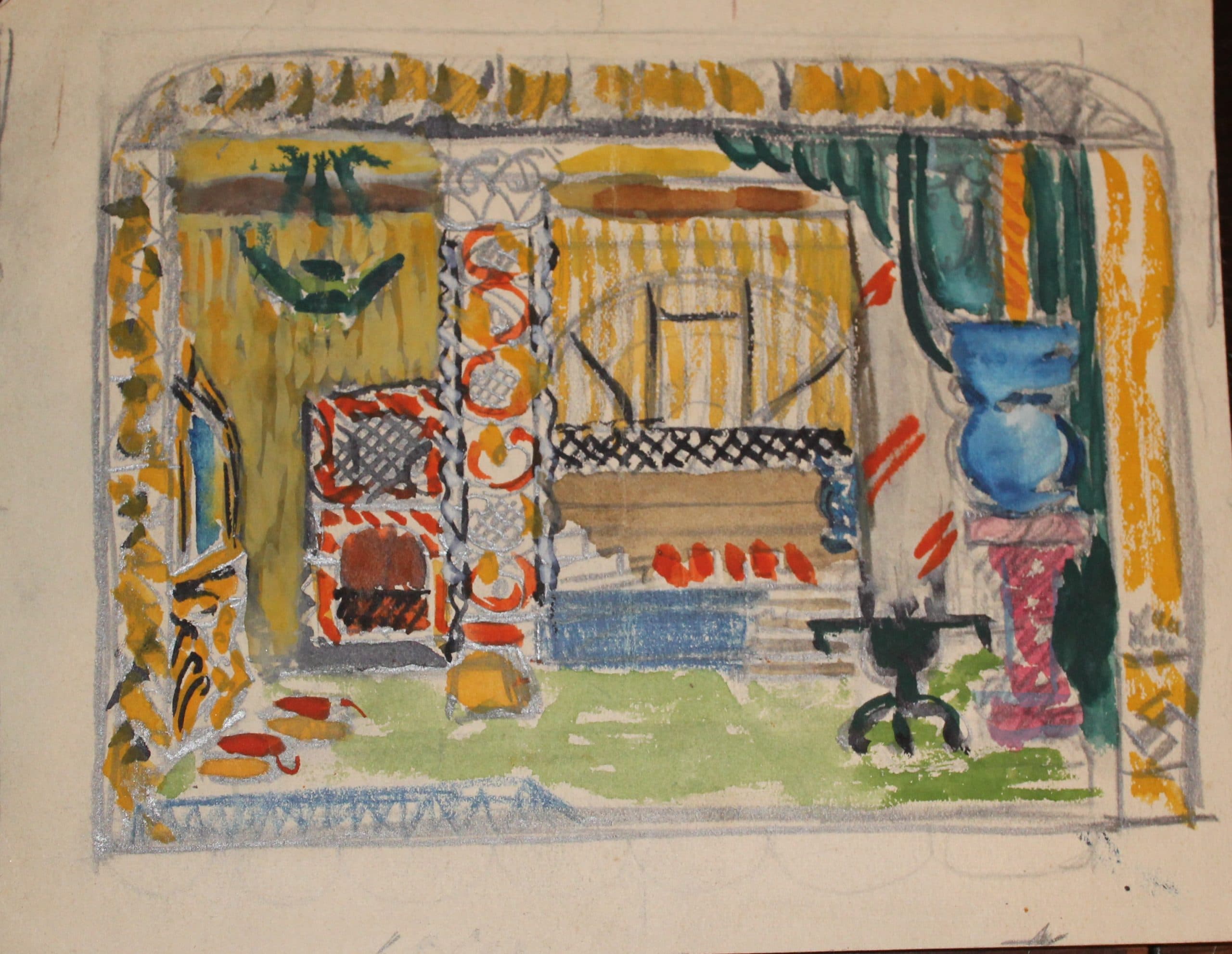 Эскиз декорации