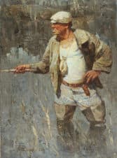 Портрет рыбака