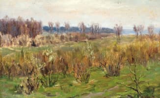Весна. Этюд к картине
