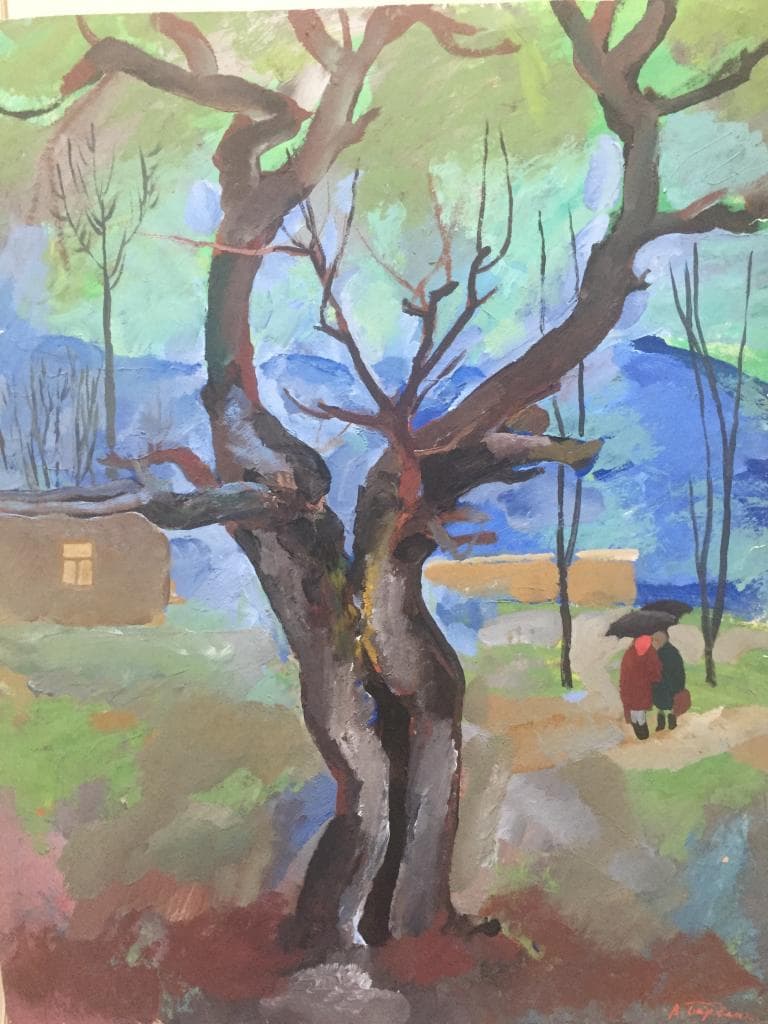 А в Нуреке шел дождь. Таджикистан