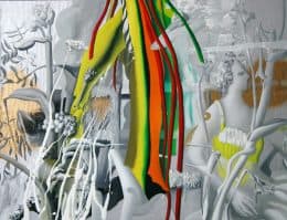 Композция с болотными растениями