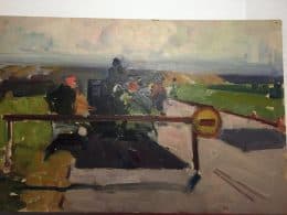 Эскиз к картине «Дорожники»