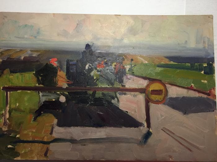 Эскиз к картине «Дорожники»