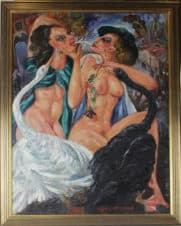 Леда с дочерью