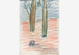 Пейзаж с деревьями