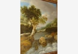 Пейзаж с водопадом