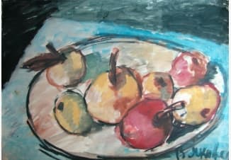 Натюрморт с яблоками