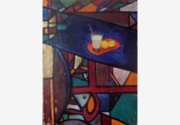 Натюрморт с лимонадом и лимонами