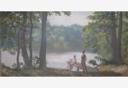 Дети у пруда