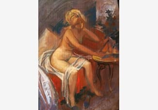 Девушка с зеркальцем