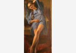 Девушка в синем